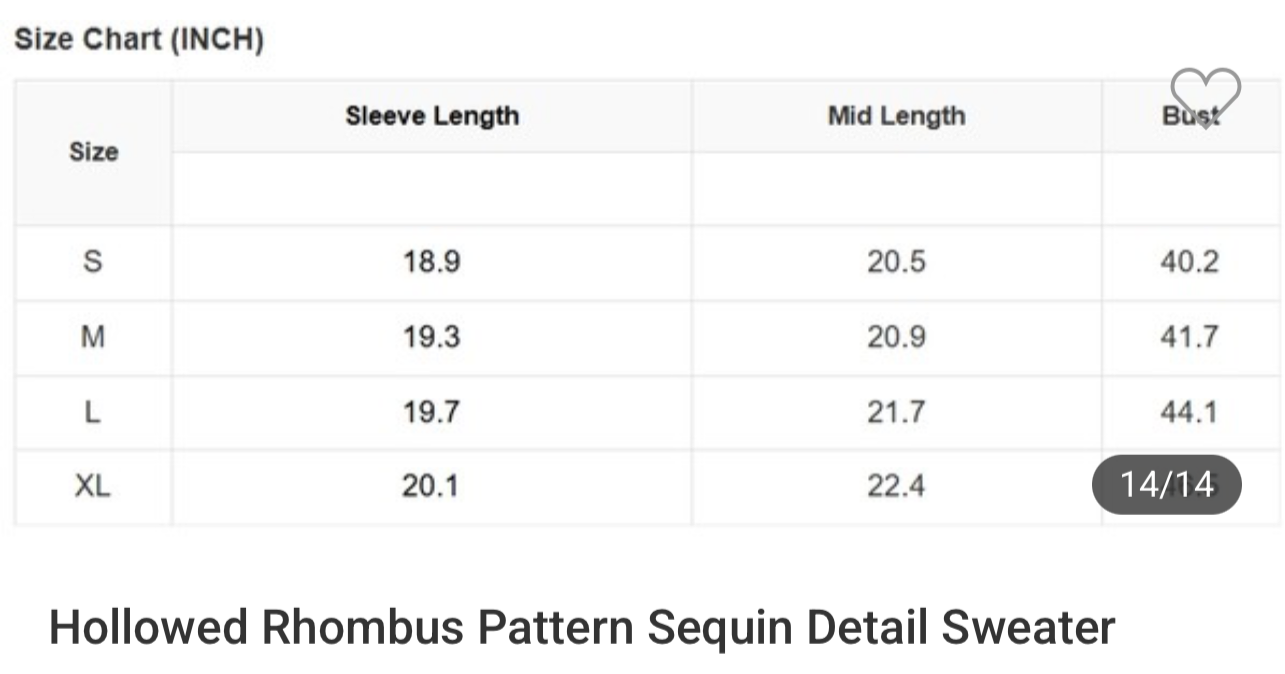 Hollow Rhombus Pattern Sequin Detailed Pullover Sweater