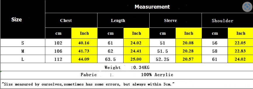 Loose-Fit Long Sleeve Round Neck Christmas Sweater