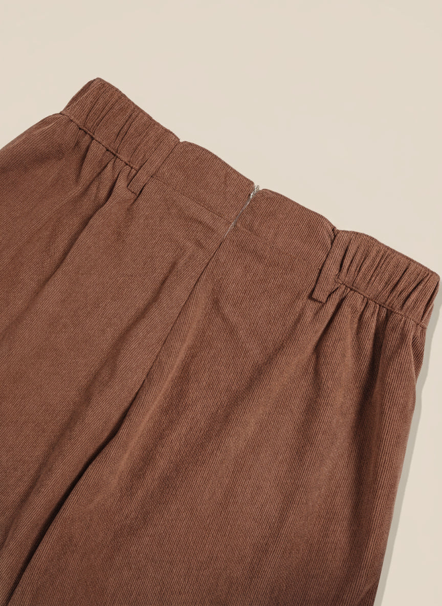 Autumn high-waisted corduroy shorts skort