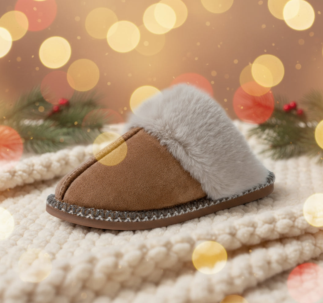 Woman’s Vegan Winter Indoor Slippers