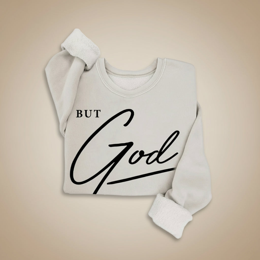 But God Mineral Graphic Sweatshirt