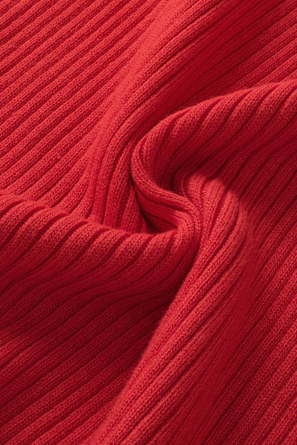 Colorblock Ribbed Knit U-Neck Tank Top for Women
