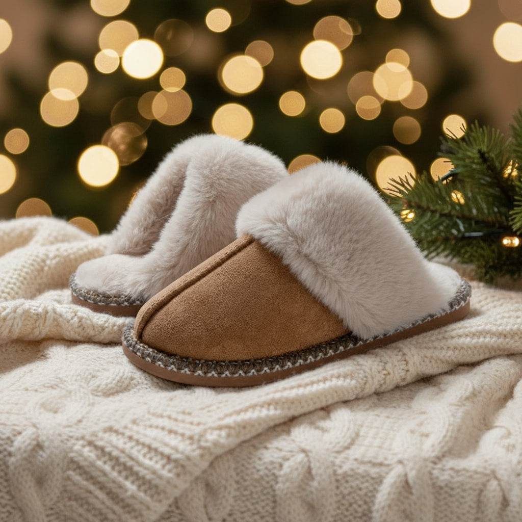 Woman’s Vegan Winter Indoor Slippers