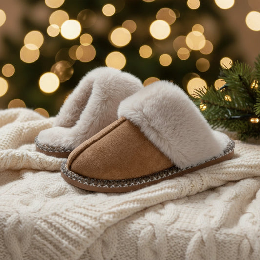 Woman’s Vegan Winter Indoor Slippers