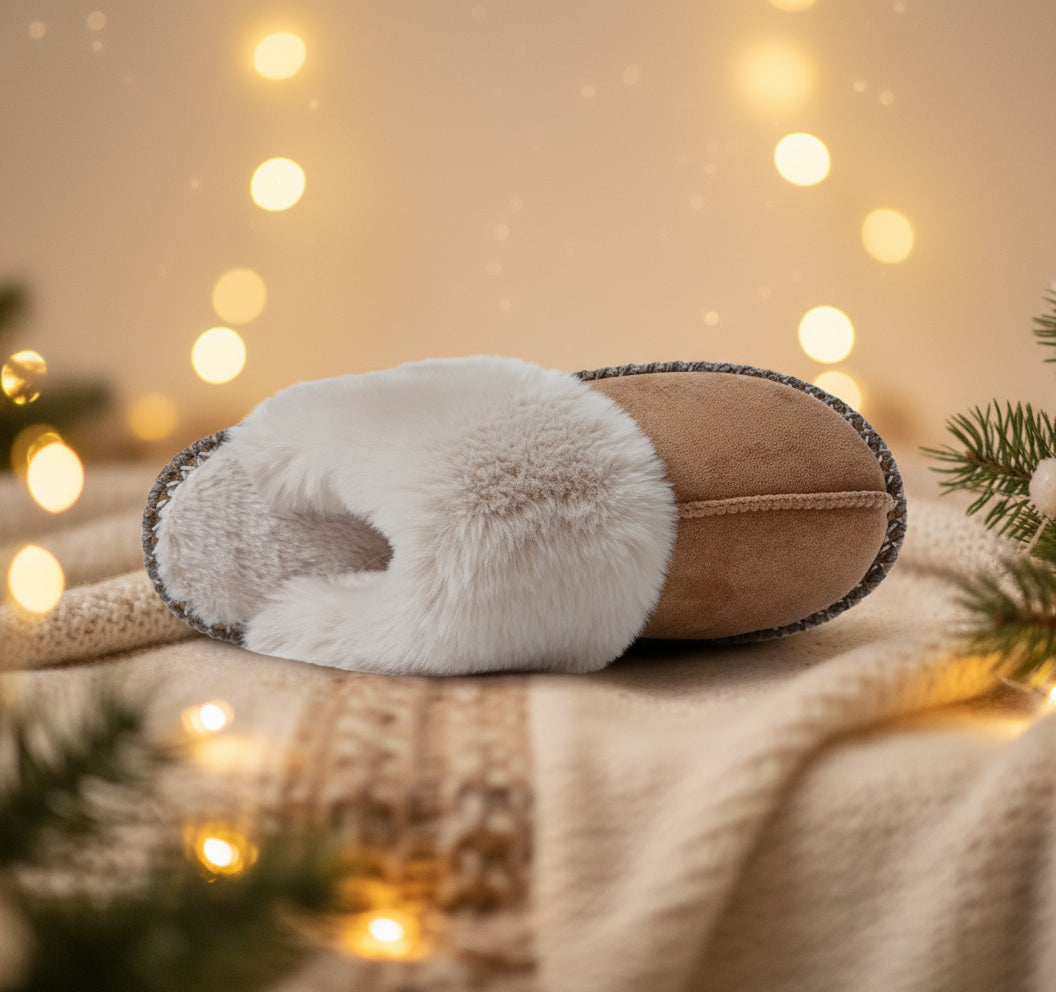 Woman’s Vegan Winter Indoor Slippers