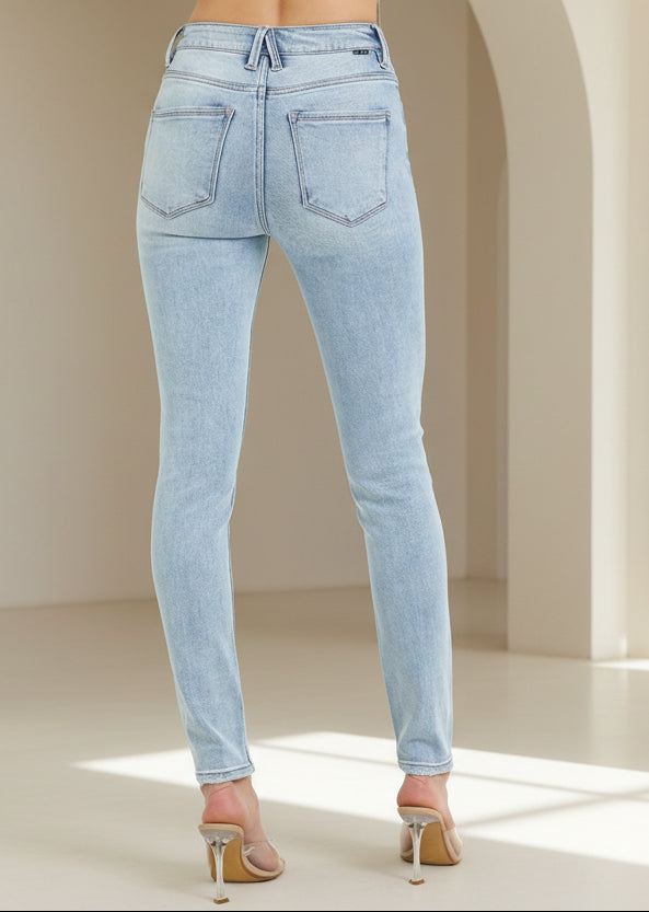 High Rise Ankle Skinny Jeans