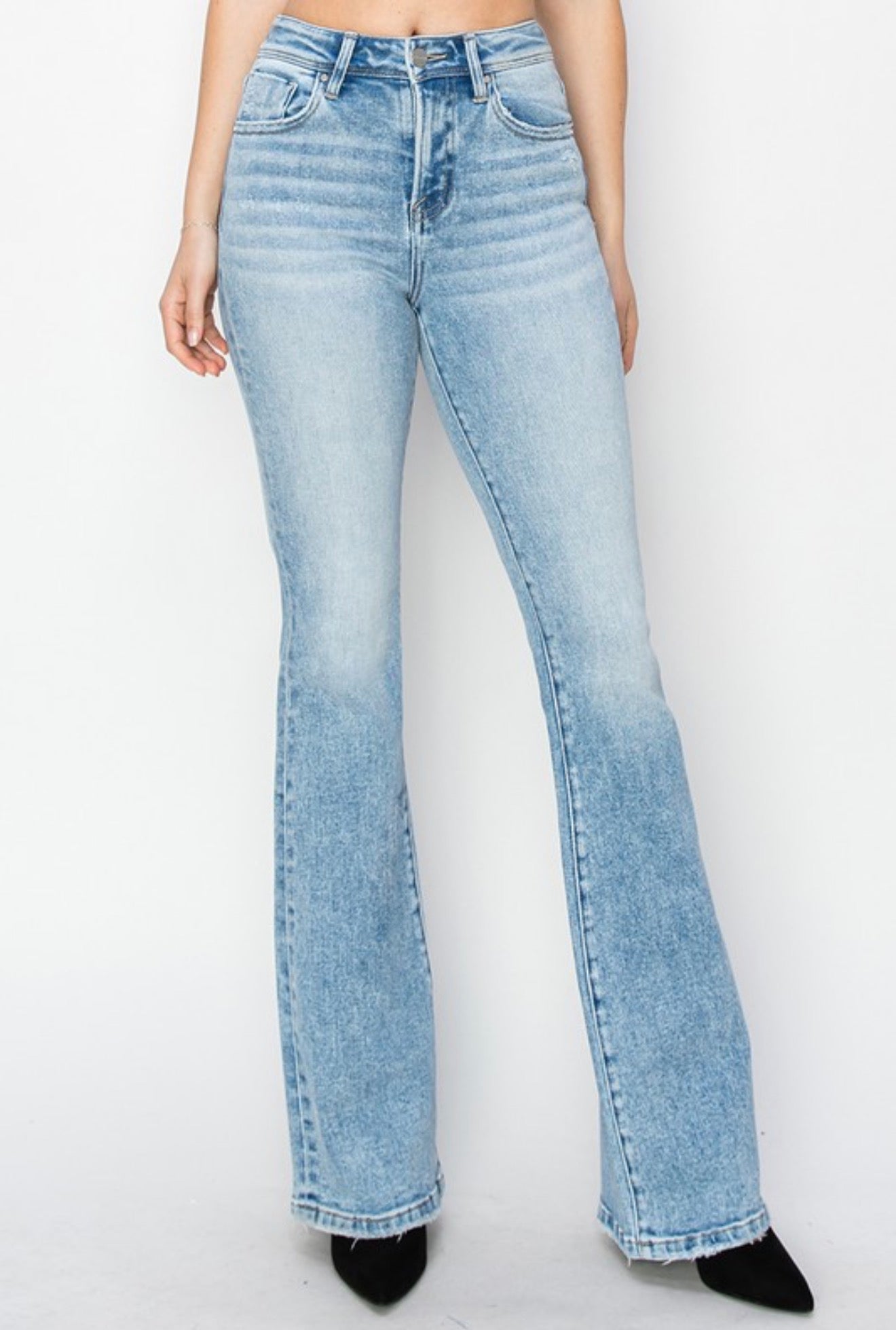 High Rise Bootcut Jeans