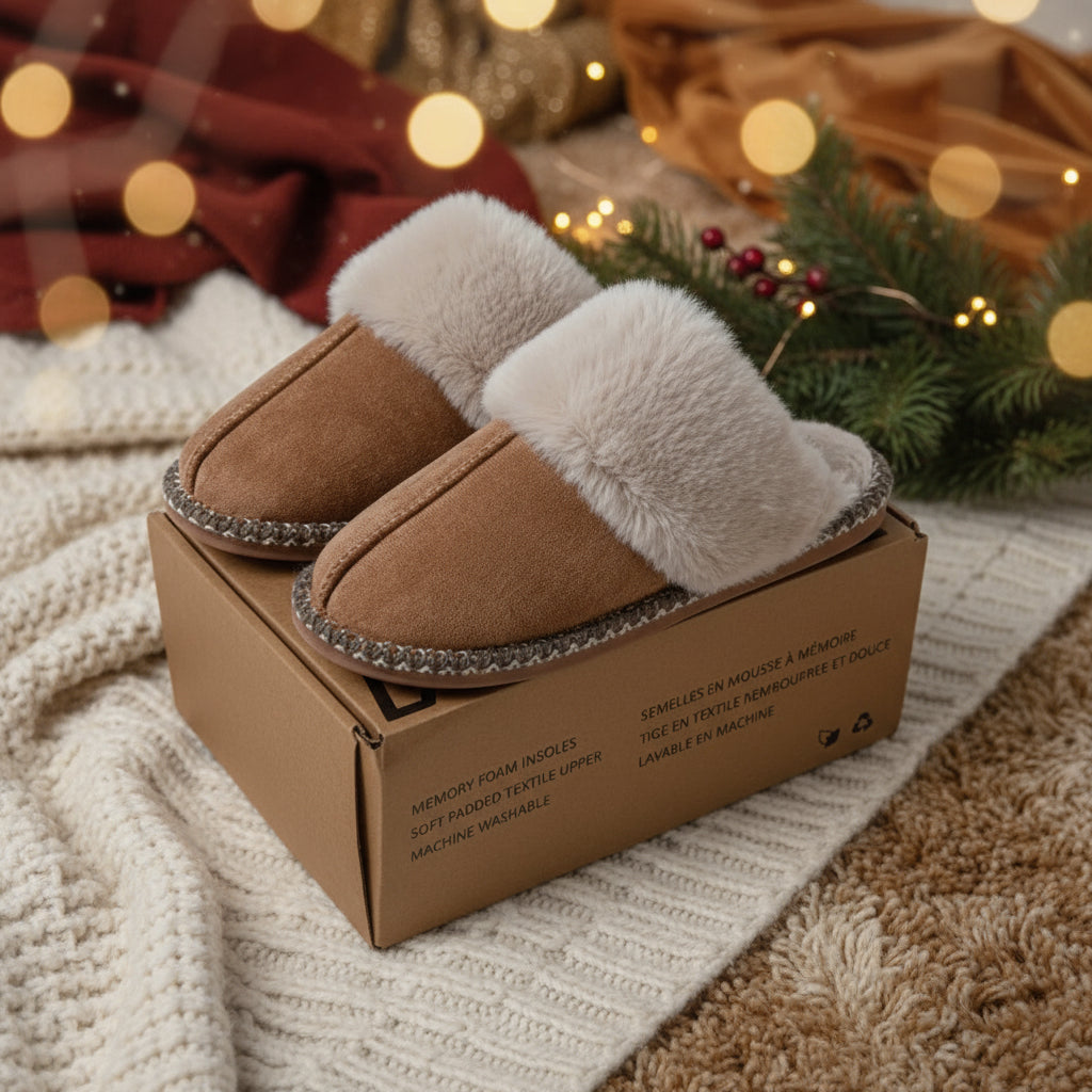 Woman’s Vegan Winter Indoor Slippers